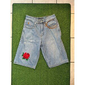 Rocawear Embroidered Denim Shorts